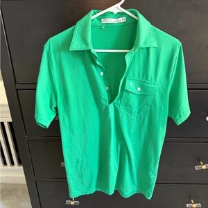 Criquet Classic Cotton Green Polo Shirt